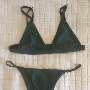 New Black Triangle Bikini with Cheeky Bottoms
